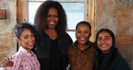 تشجيع ميشيل أوباما لتعليم الفتيات المراهقات