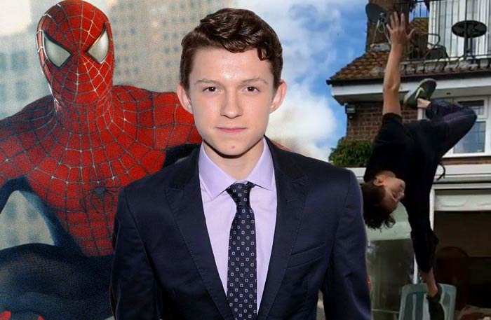 تهريب صور للفنان توم هولاند لفيلمه الجديد بعنوان spider- man3