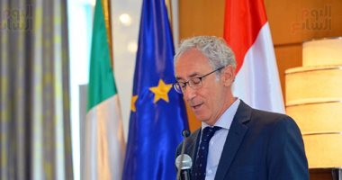 سفير إيطاليا بمصر لوضع برنامج لتنمية الزراعة في محافظات مصر