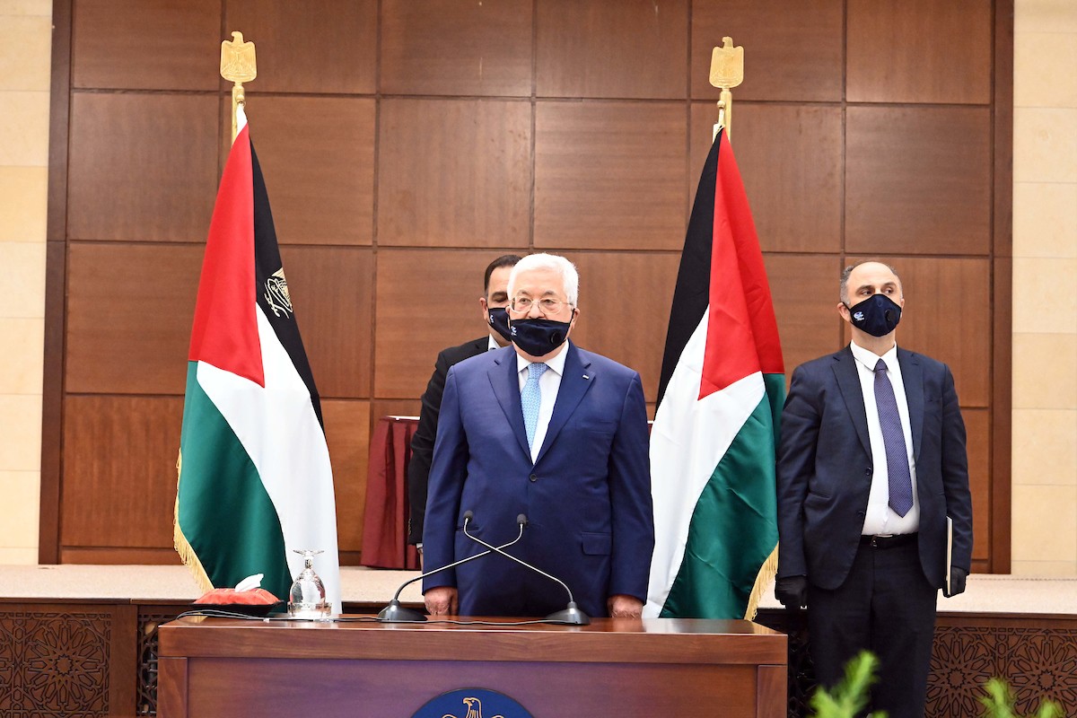 محمود عباس يستقبل وزير الخارجية الأمريكي ويشكر واشنطن على جهود وقف إطلاق النار