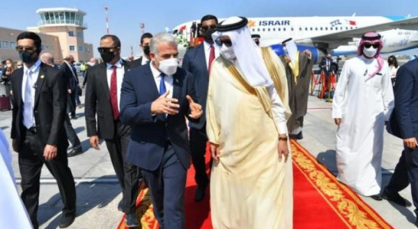 وزير الخارجية الإسرائيلي يصل إلى البحرين