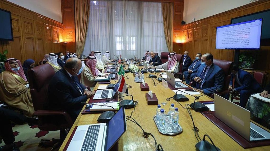 اجتماع اللجنة الوزارية العربية الرباعية المعنية بمتابعة تطورات الأزمة مع إيران