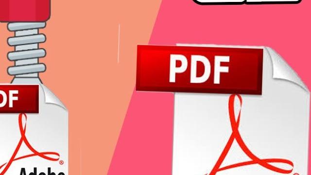 كيفية تقليل حجم ال pdf