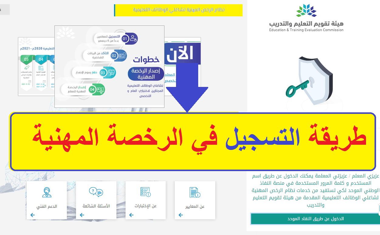 رابط التسجيل في الرخصة المهنية للمعلمين 1443 وإصدار النتائج عبر tpletecgovsa