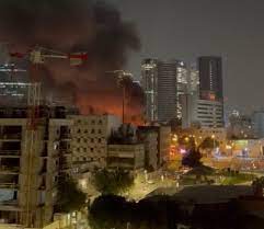 انفجار كبير في وسط إسرائيل يهز تل أبيب و بقايا متفحمة لسكانها