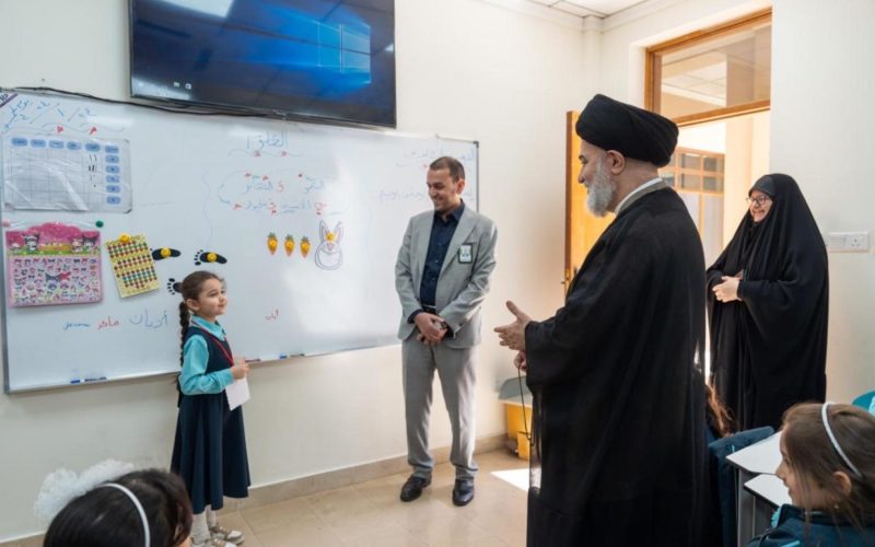 ممثل المرجعية يؤكد أهمية توفير بيئة تعليمية محفزة للطلبة
