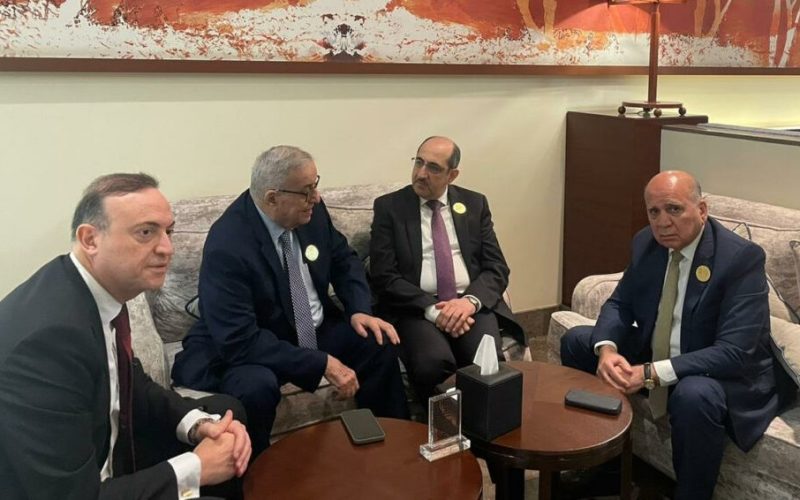وزراء خارجية العراق ولبنان وسوريا يبحثان التطورات في الشرق الأوسط