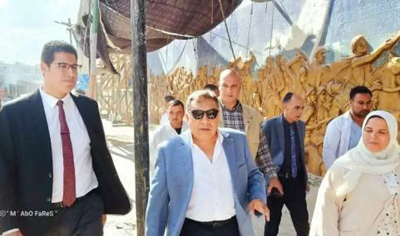 انتهاء 70% من تطوير جدارية المنصورة الفنية.. لوحة مجسمة لأسر لويس التاسع – المحافظات