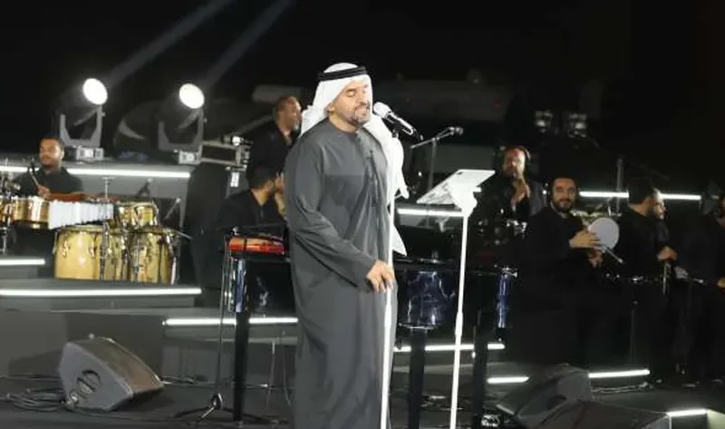 حسين الجسمي يتألق بحفل عالمي في الأهرامات ويشعل الأجواء بـ«بشرة خير» (صور) – فن