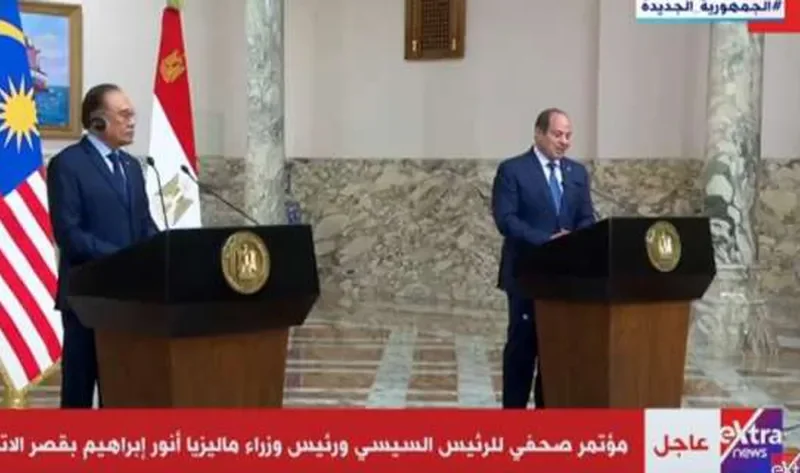 الرئيس السيسي يرحب برئيس وزراء ماليزيا: «ضيف عزيز على مصر» – أخبار مصر