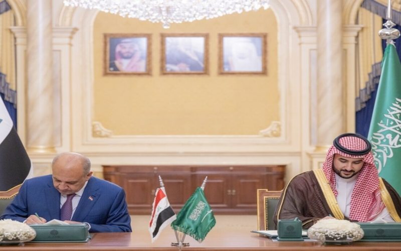 العراق والسعودية يوقعان مذكرة تفاهم للتعاون العسكري