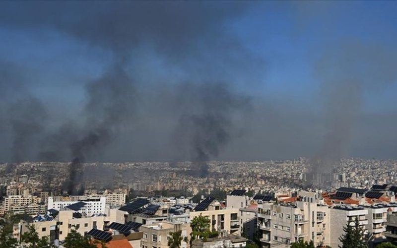 بالفیدیو ؛ انفجار مسيرة أطلقت من لبنان شرقي حيفا.. والاحتلال يقصف ضاحية بيروت الجنوبية