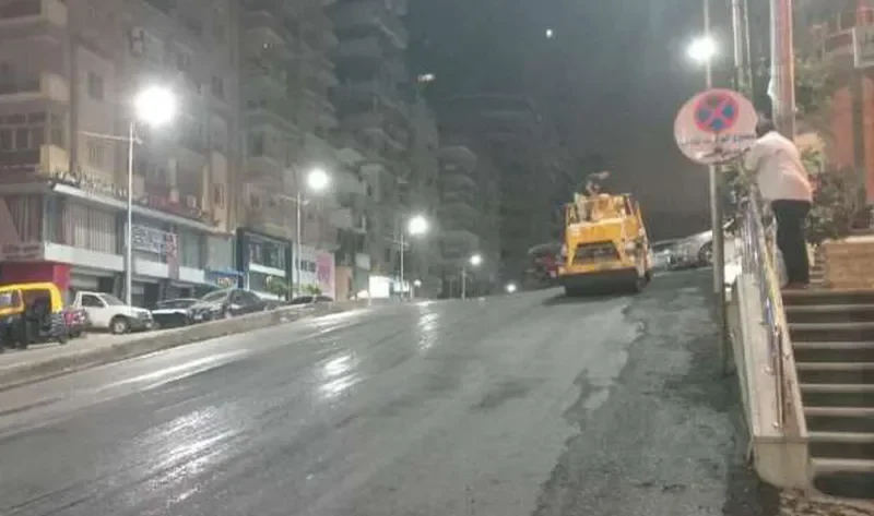 محافظة الإسكندرية: الانتهاء من رصف 5 شوارع في حي منتزه أول – المحافظات
